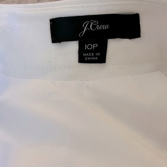J.Crew A-Line White Linen Skirt - Picture 5 of 5